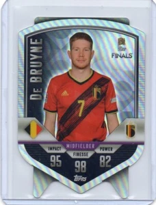 Topps Match Attax Kevin De Bruyne Chrome Shield Die-Cut 101 The Road To Finals - Picture 1 of 2