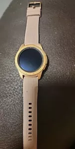 Samsung Galaxy Watch SM-R810 AMOLED Smartwatch 42mm Bluetooth - Black & Gold SR - Picture 1 of 4