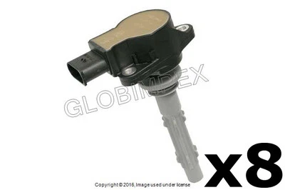 Mercedes (2005+) Ignition Coil With Spark Plug Connector (8) DELPHI OEM  - Image 1 of 2