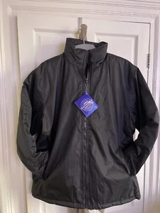 Große Winterjacke mit Kapuze Farbe Schwarz - Bild 1 von 3