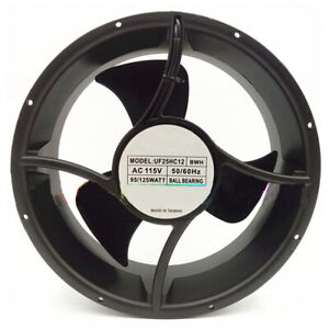 For MECHATRONICS UF25HC12 BWH AC 115V 95/125W 254X107mm Cooling Fan 2-Wire