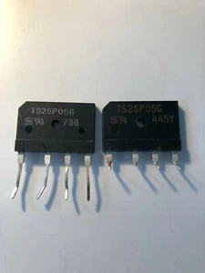 TS25P05G Bridge Rectifier 600V 25A SIP TS Genuine Part Tested x 2 pcs - Imagen 1 de 1