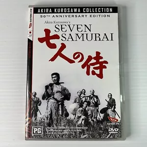 Seven Samurai DVD 1954 Akira Kurosawa Eastern Eye R4 50th Anniversary Edition - Picture 1 of 8