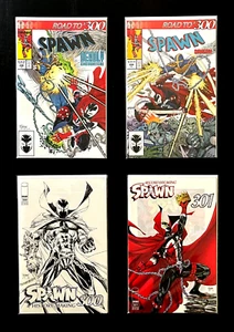 SPAWN 298 299 300 301 Lot Run of 4 (2019) Amazing Spider-Man Homage Covers NEW - Picture 1 of 5