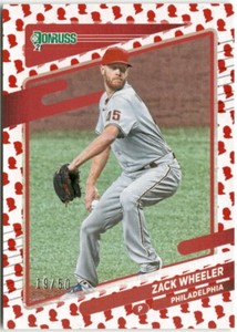 2021 Donruss Zack Wheeler /50 Presidential Collection Philadelphia Phillies