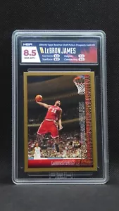 2005-06 BOWMAN BASKETBALL DRAFT PICKS & PROSPECTS GOLD #23 LEBRON JAMES HGA 8.5 - Picture 1 of 2