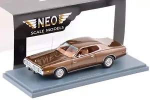 1:43 Neo Dodge Charger Coupe Brown Metallic 1973 - Picture 1 of 3