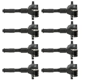 Set of 8 Bosch Direct Ignition Coils for BMW E39 E38 E53 540i 740i X5 Z8 V8 NEW - Picture 1 of 1