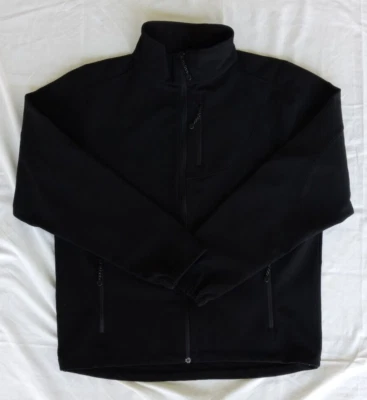 Black Diamond Men's Large Black Full Zip Black Long Sleeve Softshell Jacket - Image 1 of 4