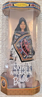 1999 Mattel Northwest Coast Bonecas Barbie Nativas Americanas do Mundo #24671 - Imagem 1 de 4