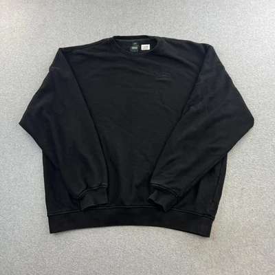 Moletom masculino BOSS Hugo Boss XL preto gola redonda 100% algodão logotipo golfe - Imagem 1 de 4