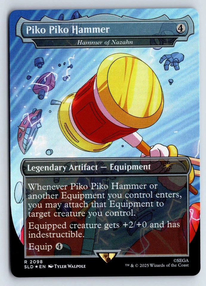 Piko Piko Hammer - Hammer of Nazahn (Rainbow Foil) MTG Magic the Gathering R Sec - Image 1 of 1