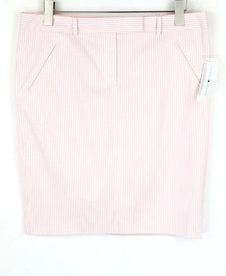 TOMMY HILFIGER St Lucia Skirt Women's (UK) 12 Short Lined Pockets Pinstriped - Image 1 of 4