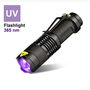 UV Taschenlampe Schwarzlicht für Nägel, Kleber, Rechnungen, Inspektion, Detektion Einsatz - Bild 1 von 7