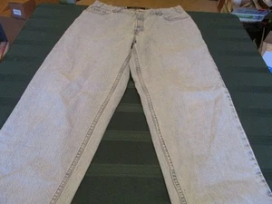 Levi's Silver Tab Baggy Jeans 33x32 Light Wash Vintage USA - Picture 1 of 5
