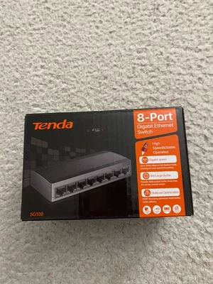 Tenda 8-Port Gigabit Ethernet Switch SG108 - Image 1 of 4