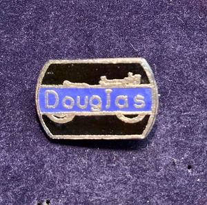 VINTAGE DOUGLAS MOTORCYCLES MOTORRÄDER EMAILLE ANSTECKNADEL ABZEICHEN - Bild 1 von 3