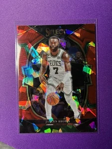 2022-23 Panini Select - Concourse Jaylen Brown #32 Red Cracked Ice Prizm - Bild 1 von 2