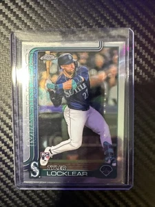 Topps Chrome 2025 - Tyler Locklear #41 Topps Refractor (RC) - Imagen 1 de 6