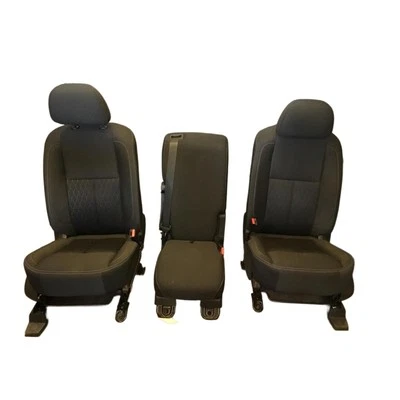 2018 Nissan Titan Front Seat Set Bench 40/20/40 Cloth Manual Sv Factory OEM Part - Image 1 of 4