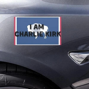 I Am Charlie Kirk Wyoming 7,5 x 4,5 Auto Magnet - Bild 1 von 1