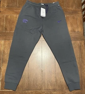 Nike KSU Kansas State Wildcats Team Issued grau Trainingshose Herren S neu mit Etikett - Bild 1 von 6