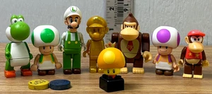 8 KNEX Mario Kart Mini Figures Rares-Golden Mario, Diddy, Donkey Kong-GDJ-A-655 - Picture 1 of 12