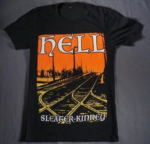Camisa Sleater Kinney Para Hombres Camiseta Pequeña Hell No Future No Past Música Punk Banda Camiseta - Imagen 1 de 6