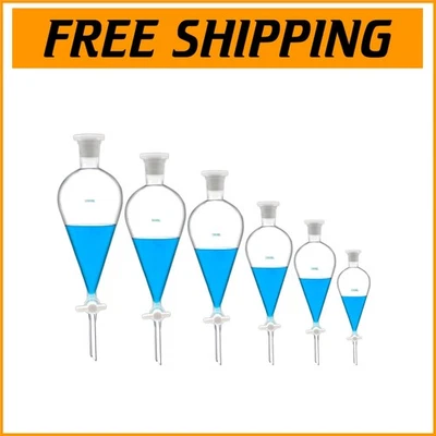 Heavy Duty 2000mL Separatory Funnel - Efficient Conical Design with 24/40 Joints - Image 1 of 4