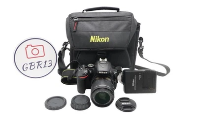 Nikon D5600 24MP Camera DSLR with 18-55mm, Shutter Count 1878, V.G. REFURBISHED - Image 1 of 4