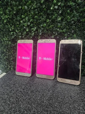 Samsung Galaxy J7 Prime SM-J727T – 16GB – Black – Broken Screen – For Parts Only - Image 1 of 4