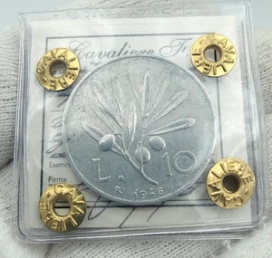 ITALIA REPUBBLICA ITALIANA 10 Lire Ulivo 1946 - Imagen 1 de 6