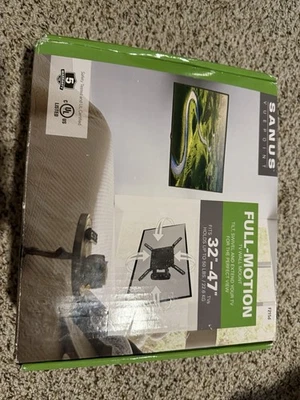 Open Box SANUS Elite F215d Full-Motion TV WALL MOUNT 32"-47" Tilt Swivel Extend - Image 1 of 4