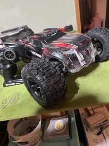 Traxxas Sledge RTR 6S 4WD Brushless 1/8 Monster Truck (orange) w/Belted Tires - Picture 1 of 3