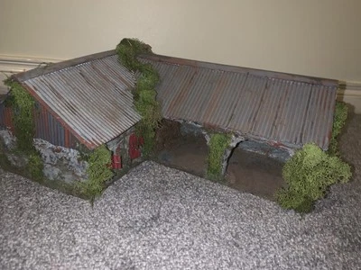 1/32 Scratch Built Old Style Stone Shed For Farming Dioramas / Display - Image 1 of 3