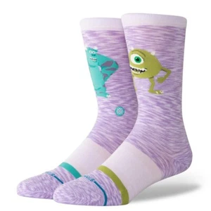 Stance x Pixar Monsters Inc Scare Floor Crew Socks - Size Large UK 8.5 - 12.5 - Picture 1 of 3