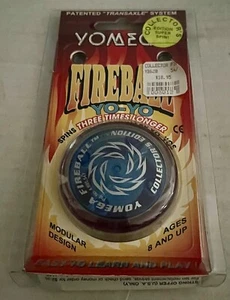 YOMEGA FIREBALL YO-YO: HIGH PERFORMANCE: BLUE/RED: NEW (OLD STOCK) - Picture 1 of 2