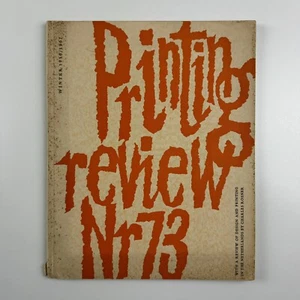 Printing Review No 37 Winter 1956/7 Printing in the Netherlands Charles Rosner - Picture 1 of 16