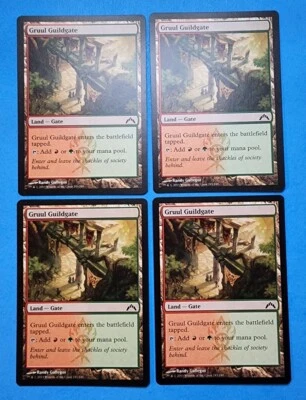 4x Gruul Guildgate Gatecrash 2013 Mtg Magic Gathering Dual Land Gate Mana 243 - Image 1 of 4