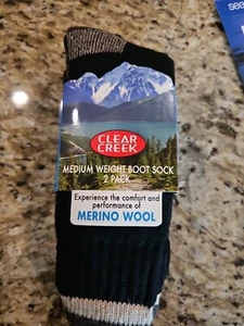 Clear Creek Merino Wool Socks Large kids - Picture 1 of 3