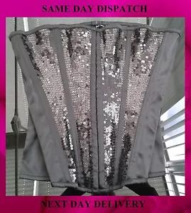 Ann Summers verschiedene einzigartige Korsetts Spitze, Satin, Pailletten, Gold usw., Größen 12 & 18 - Bild 1 von 8