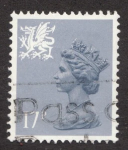 Rare Machin : Great Britain Wales Sc #WMMH30a Type II - 17p - Used stamp Cv$55 - Picture 1 of 2
