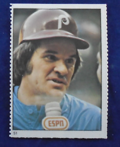 2X (TWO) 1982 FLEER BASEBALL STAMPS PETE ROSE #51!  IS IN EXCELLENT CONDITION!