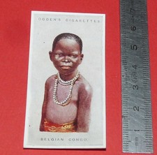 OGDEN'S 1923 CHILDREN OF ALL NATIONS N°5 BELGIAN CONGO BELGE CARD CIGARETTES