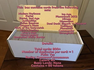 800+ MTG Cards: Modern Horizons, Portal, Urza's Saga/Legacy/Destiny, Ice Age - Picture 1 of 5
