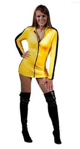 Bruce Lee Yellow Jumpsuit Ladies Dress  (Small and Medium) - Picture 1 of 1