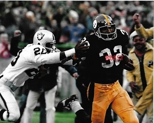 FRANCO HARRIS STEELERS IMMACOLATA RICEZIONE COLORE 8x10 23/12/72 VS RAIDERS it - Foto 1 di 1