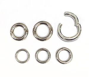 Großer Nasenring Titan Implantatqualität Septum Clicker, Septumschmuck - Bild 1 von 6