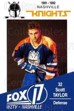 1991-92 Nashville Knights #19 Scott Taylor
