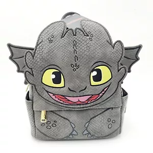 Zaino senza denti EPIC Universal Studios Loungefly come addestrare il tuo drago NUOVO - Foto 1 di 6
